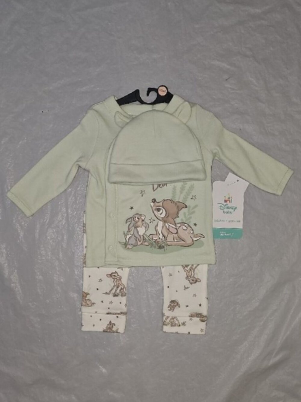 Disney Baby Wishes + Dreams Classics Bambi Take Me Home Set, 3-Piece, Size 0/3 M